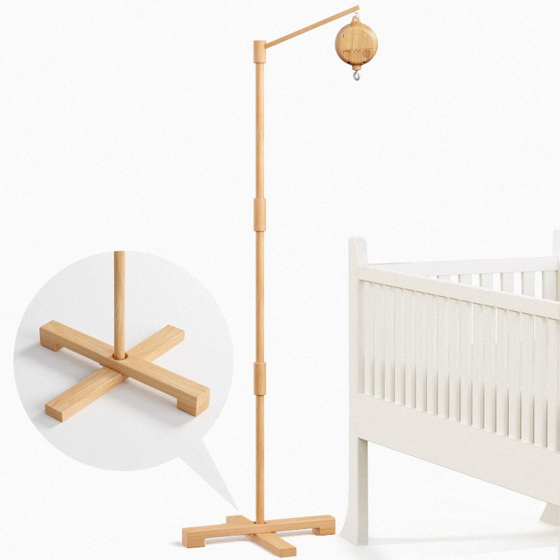 Crib Mobile For Boys Baby Crib Wooden OAK Mobile Arm Baby Mobile