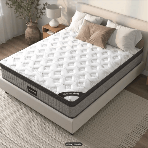 assembled in usa quality diamond innerspring hybrid and cooling gel memory foam mattress and motion isolation