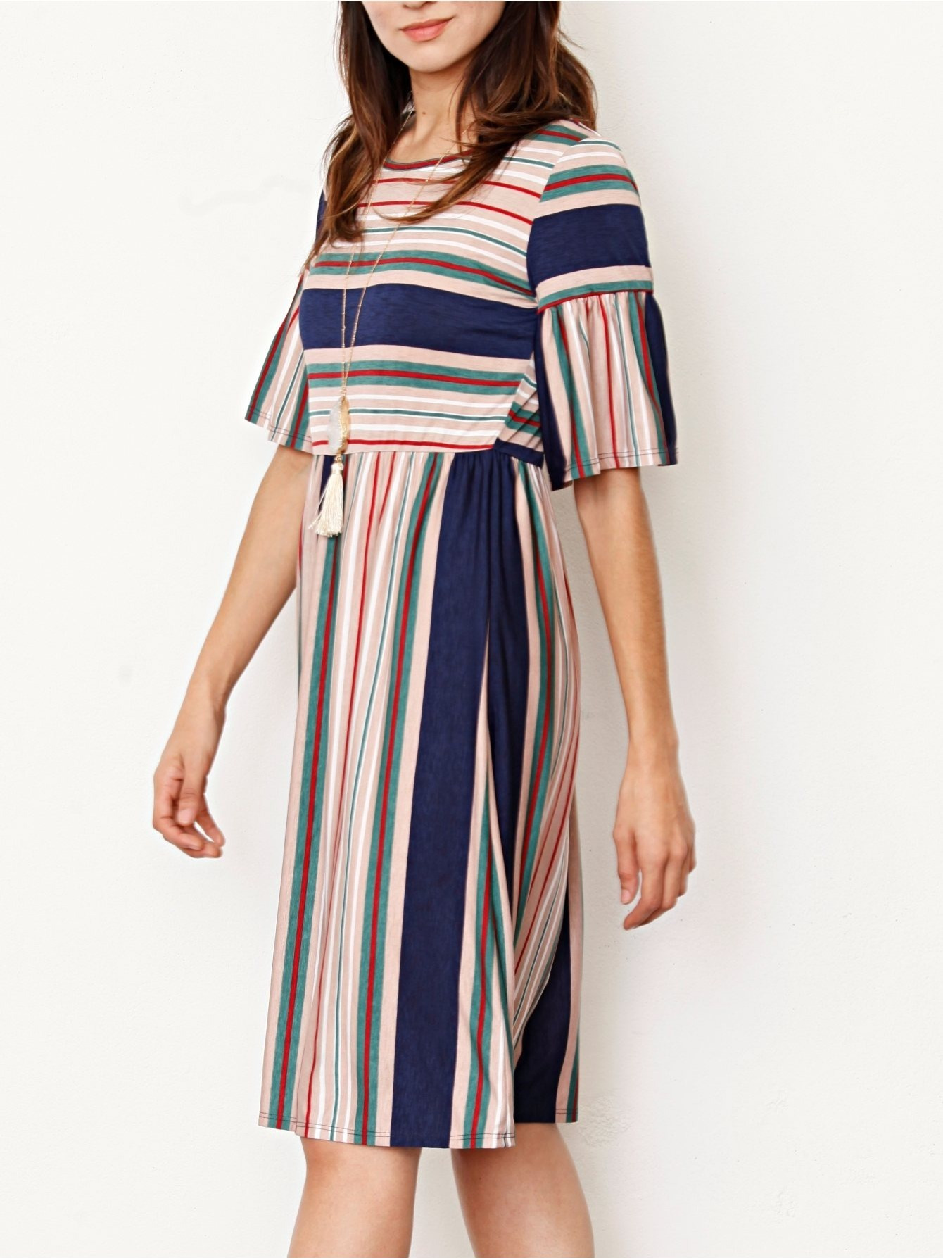 boho vintage sage pink stripe mint green ditsy Temu