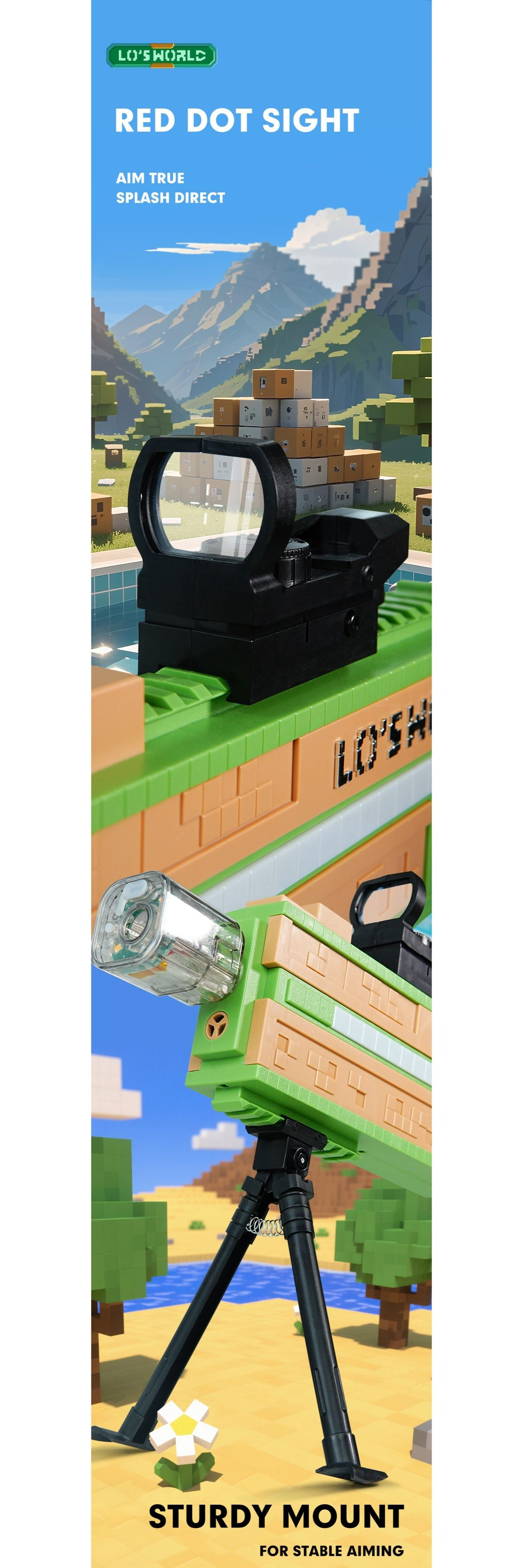 Mosaic Super Large Capacity Automatic Water Absorption Electric Continuous Water Splashing Water Saving Water Gun Beach Children's Toy Water Electric Water Gun-Outdoor Water Toys Splashing Children, Summer Fun Toys for Children and Adults, Summer Outdoor Beach and Pool Party