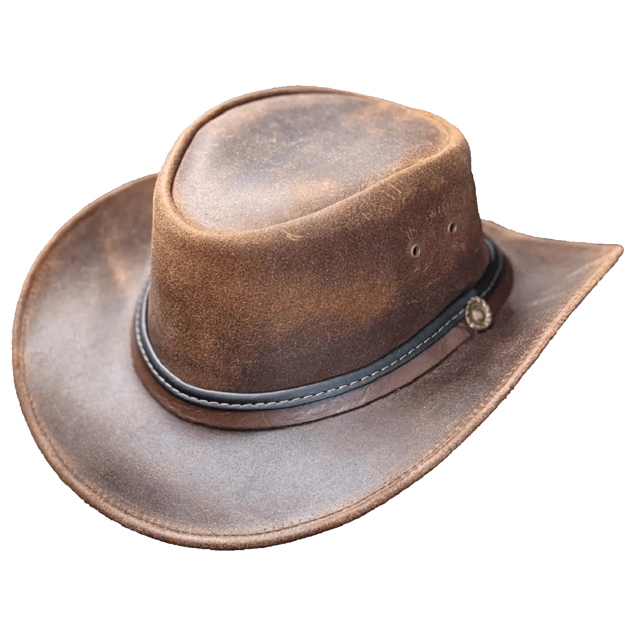 Chapeau de cowboy en feutre Gun Metal