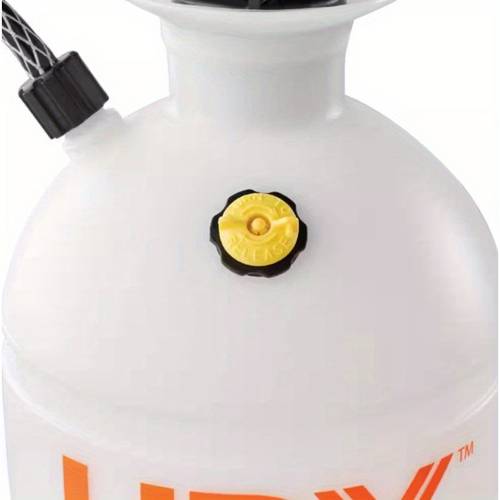 1 gallon multi purpose lawn garden pump sprayer handheld battery free durable plastic with adjustable nozzle handle for watering and spraying