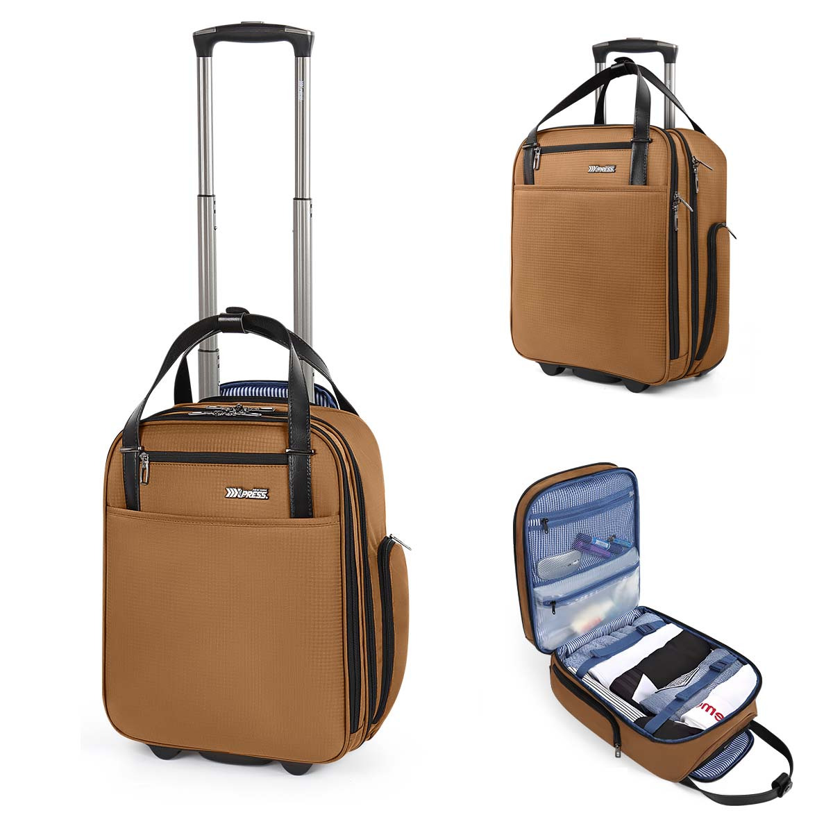 Luggage Lightweight Rolling Briefcase Rolling Laptop Bag, Rolling