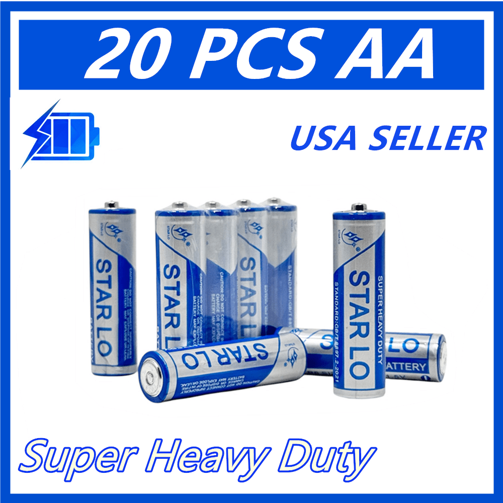 TEMU 20 Pcs Heavy Duty Batteries, For Home, Household Device, , Durable And Long Lasting