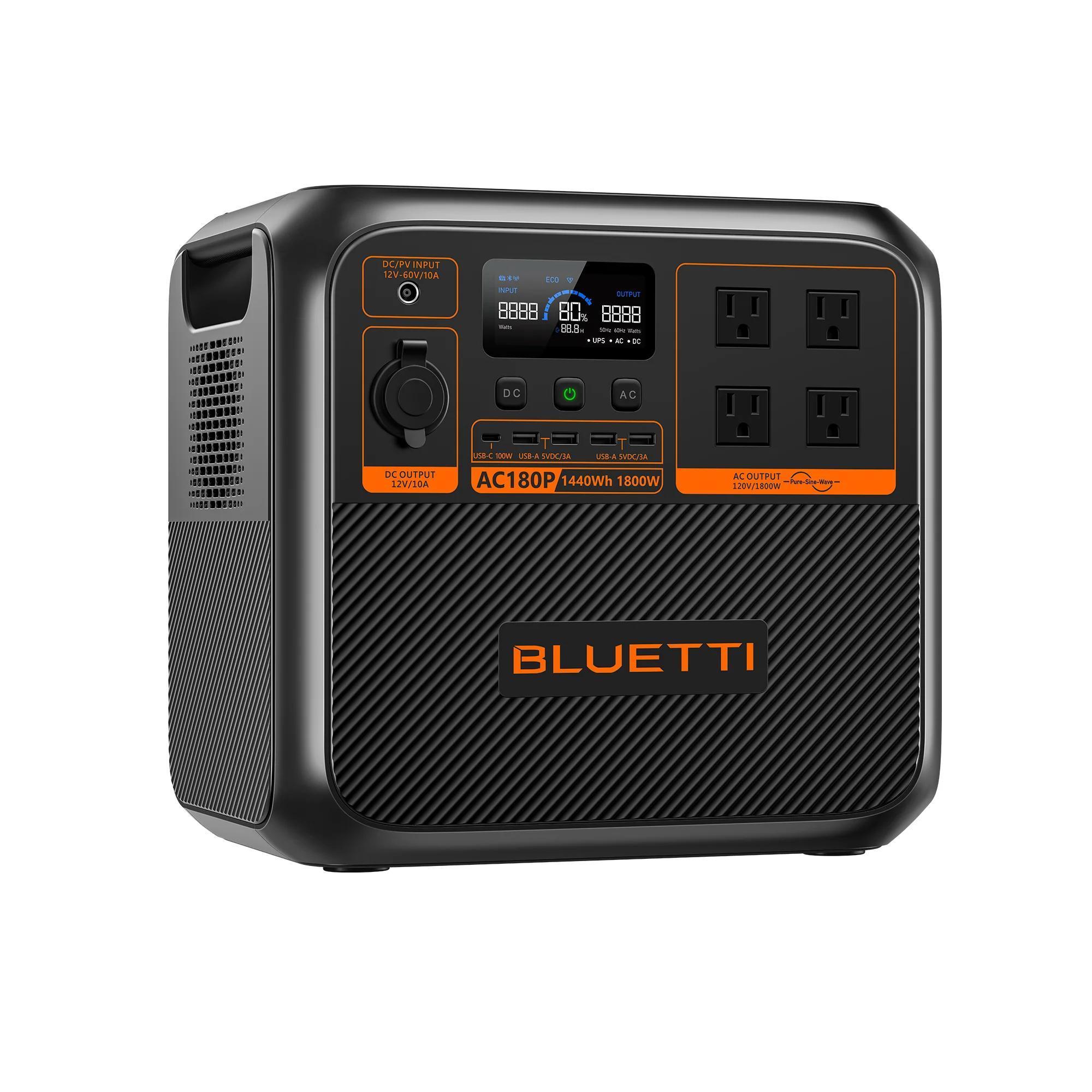 BLUETTI AC180P estación de energía solar para Cuba