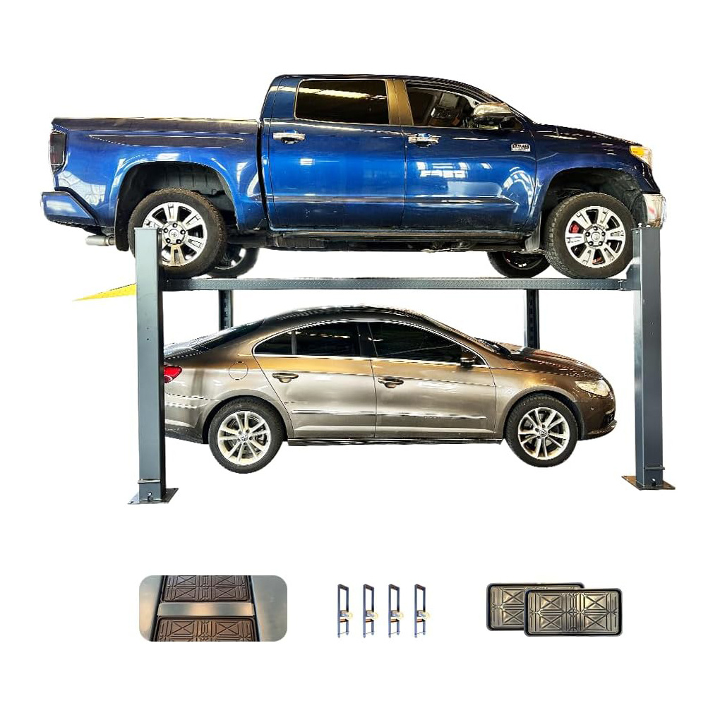 kt 4h850 four post lift car truck parking hoist with casters 8500lbs lifting capacity Product details 0
