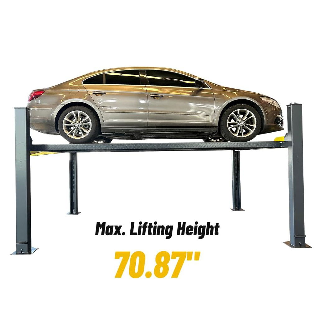 kt 4h850 four post lift car truck parking hoist with casters 8500lbs lifting capacity Product details 2
