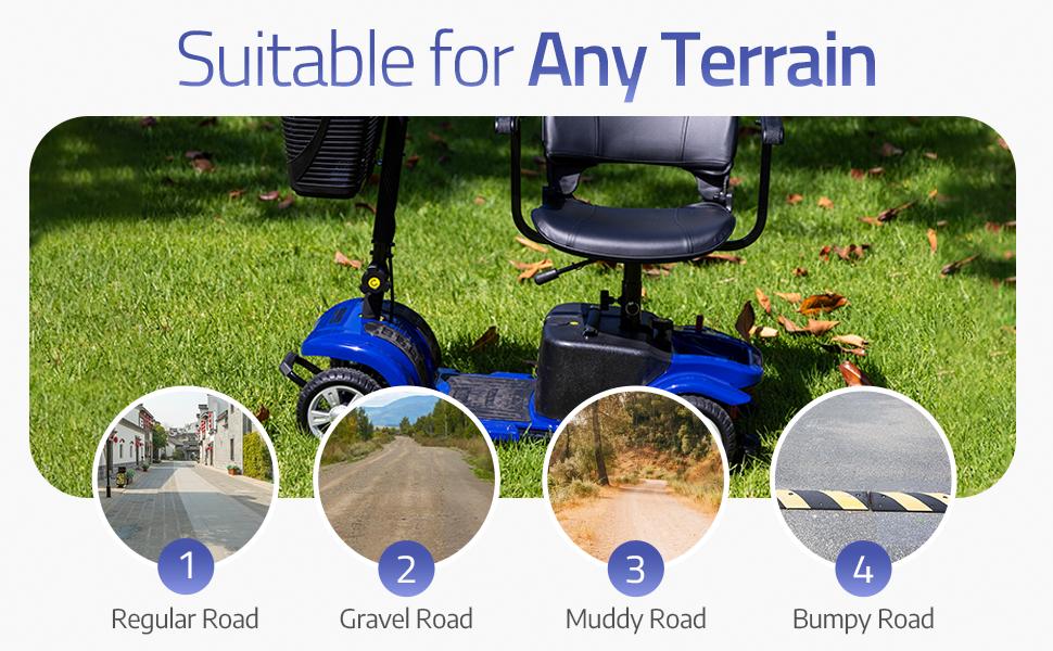 folding 4 wheel electric scooter 180w motor   range 8 solid tires 300 lbs weight capacity removable basket front   gift Product details 5