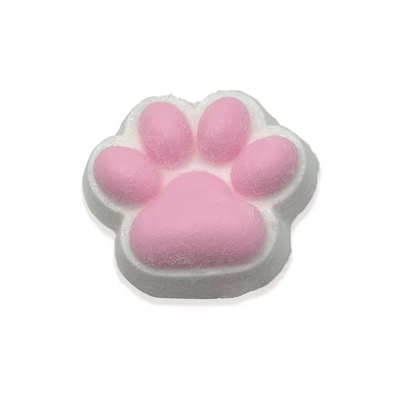 3pcs. Cat paw squeezing toys, Kawaii cat paw soft toolkit, cute soft stress relief soft sensory toys, soft and quiet irritability toys, for adults and children to relieve stress