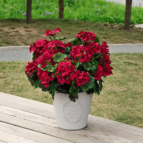 geraniums uv resistant outdoor plants vibrant artificial suitable for weddings engagements and home decor