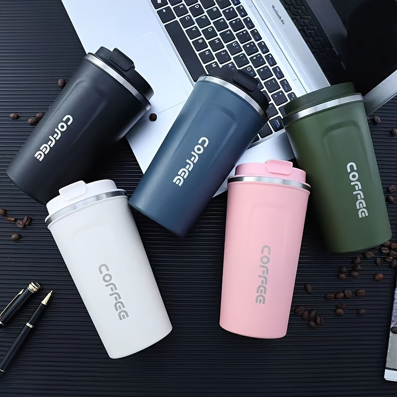 TEMU 510ml Travel Coffee Cup Thermal Mug Coffee Mug Vacuum Insulated Cups Hot