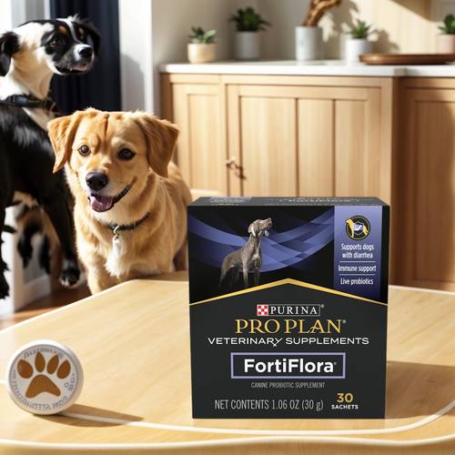 veterinary supplements dog probiotic supplement supports digestive health system 30 ct box