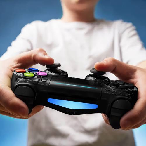 for ps4 wireless game controller dual motor vibration six axis gyroscope compatible with pro pc