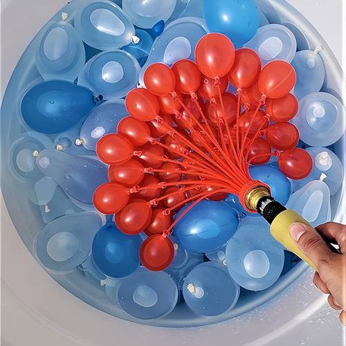 100 rapid filling self sealing tropical colored water balloons for friends children summer fun teens adults party 3 bundles in 1 pack 100 balloons