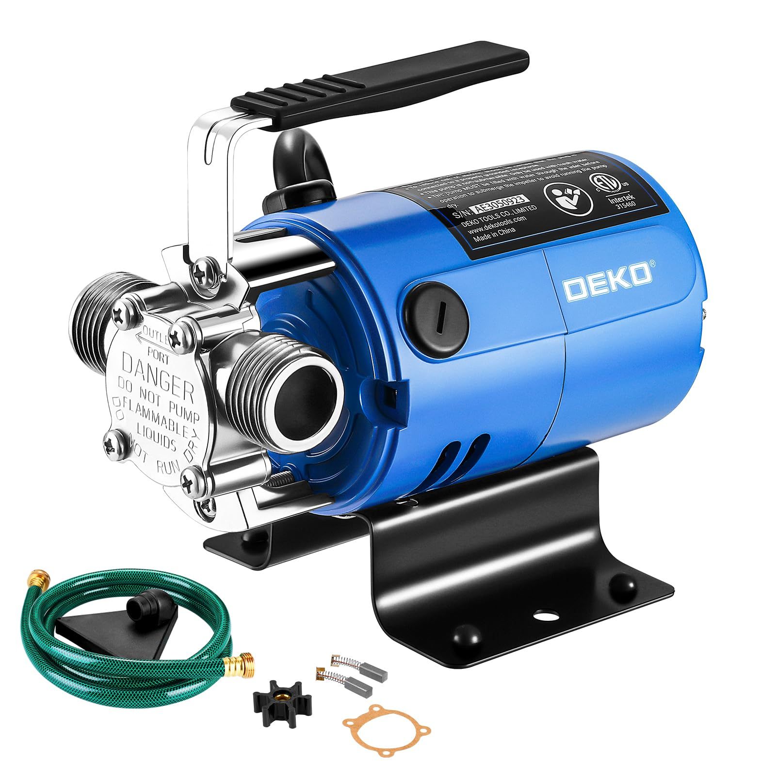   120V Water Pump Electric with 6FT Cable, Portable 330 GPH Transfer Utility Pump for Home, Gardening, Cars Washing,  , Rain Barrels and Bath Room, Gifts for Men