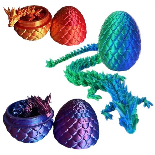3 piece set of and dragons 3d printed dragon shaped compressed table soft and home decoration rocking furniture ornaments