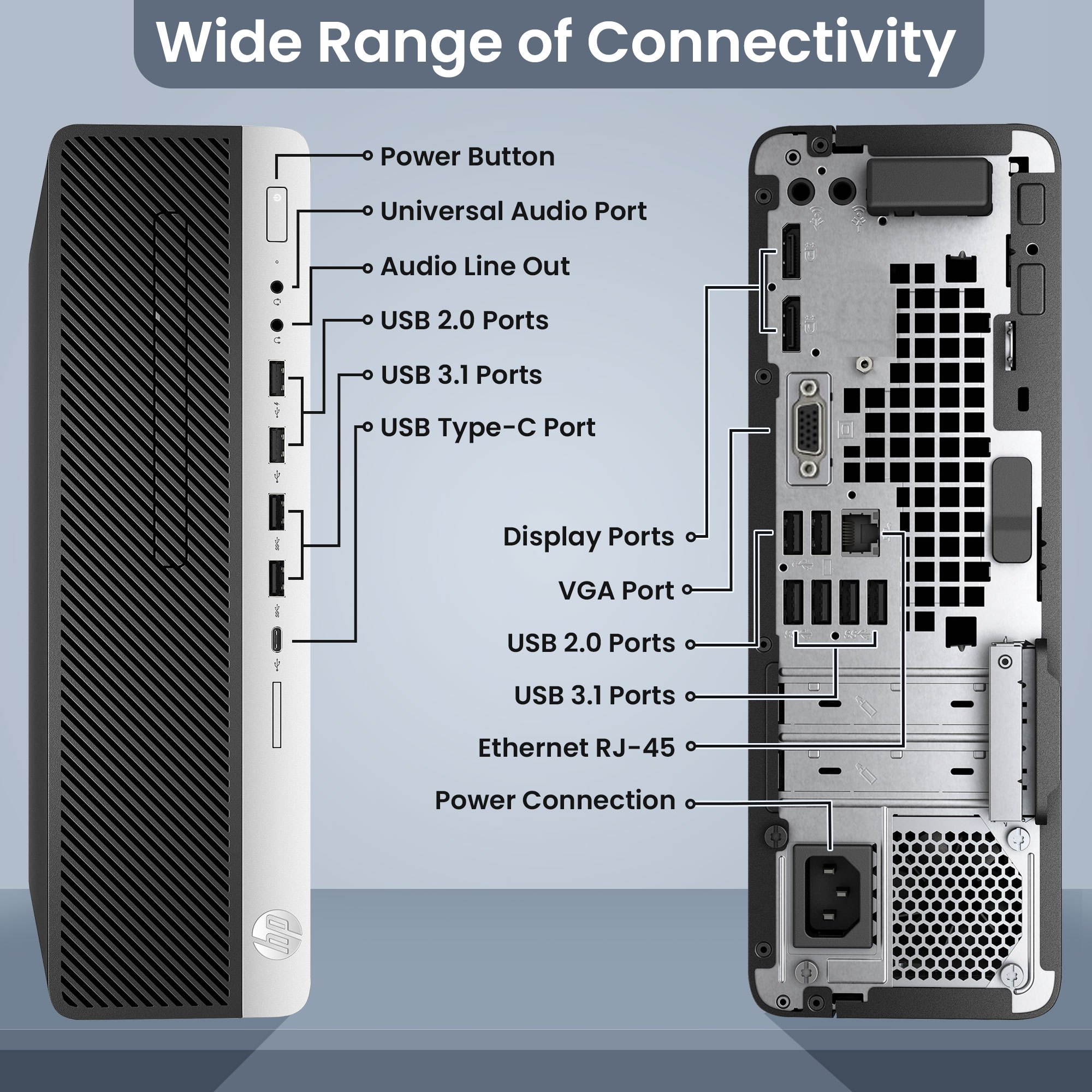 800 g4 desktop computer pc   core i7 8700 8th gen   core processor 32gb ddr4   1tb ssd wifi wired keyboard mouse   pro   Product details 3