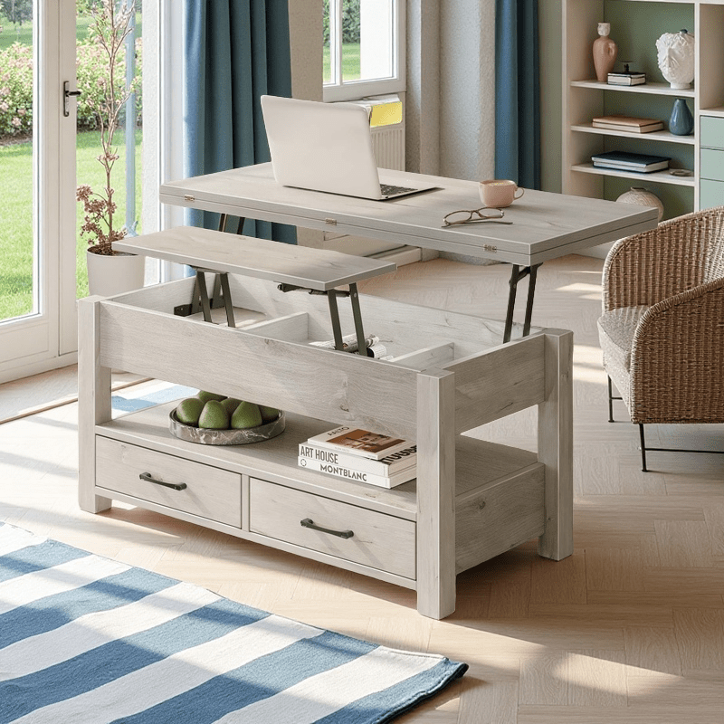 Top Multi-Function Convertible Coffee Table