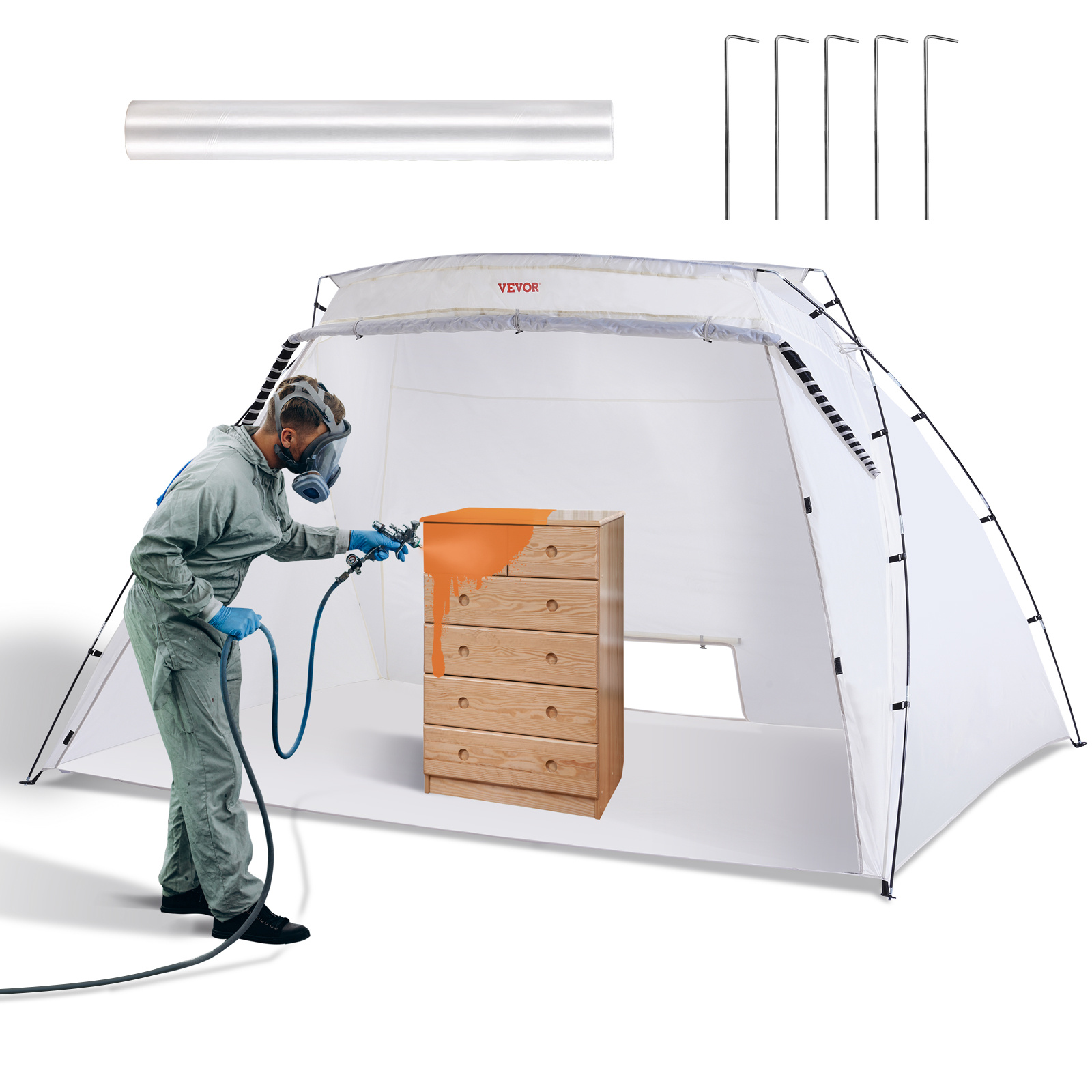   spray paint shelter spray paint tent 90 62 62in 120 84 72in portable paint booth diy