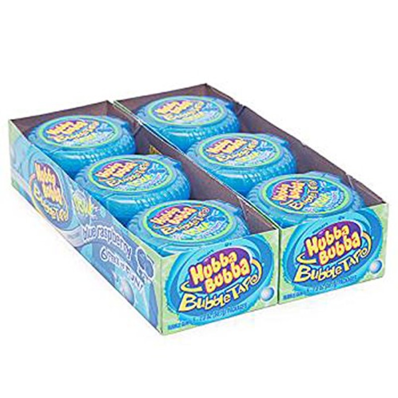 Hubba Bubba Max Sour Blue Raspberry 12 Count GUM BIG SIZE PLENTY PACK