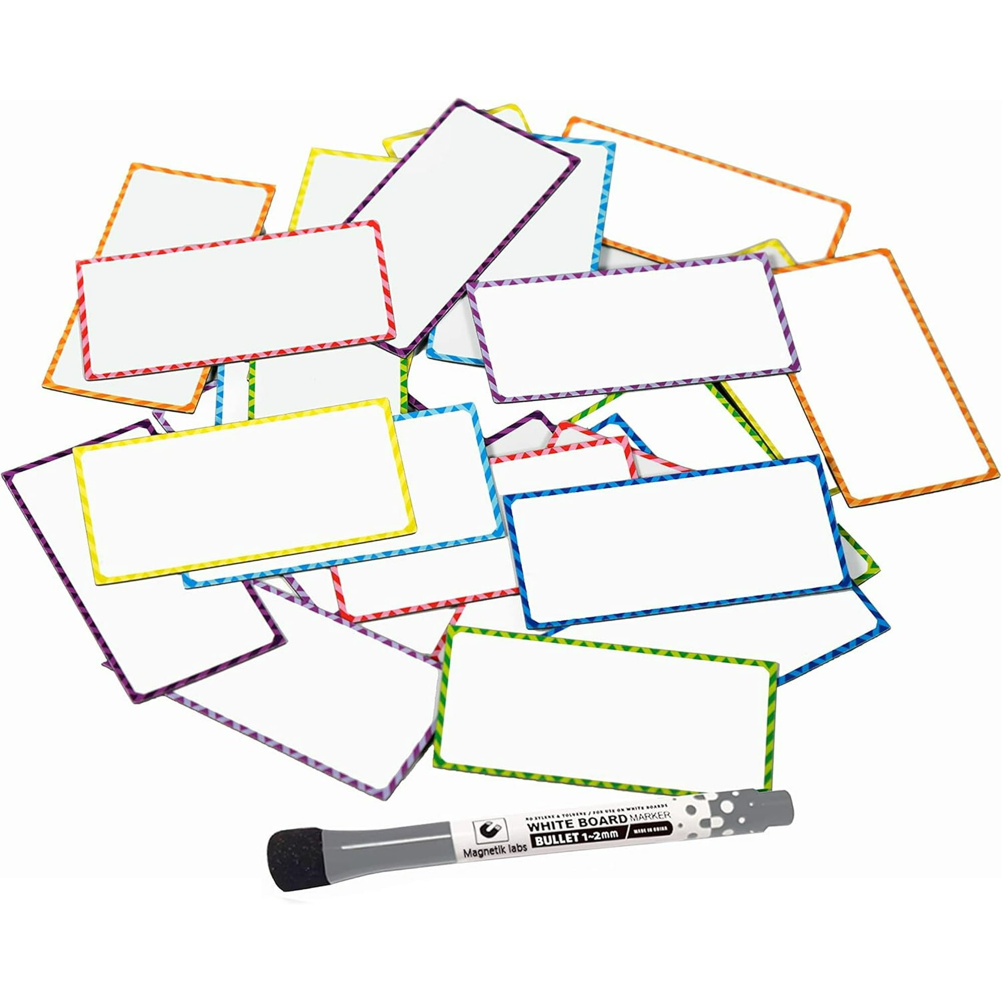 4 X 2 Inches Magnetic Dry Erase Labels Name Plates | Ubuy