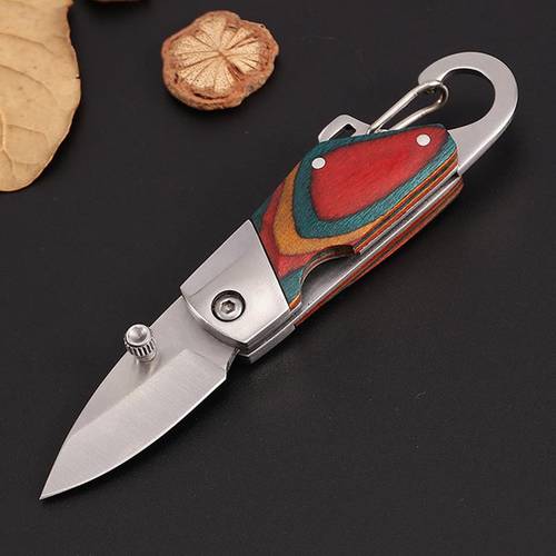 mini pocket knife edc folding knife for camping hiking and outdoor keychain pocket knife gifts for men and women