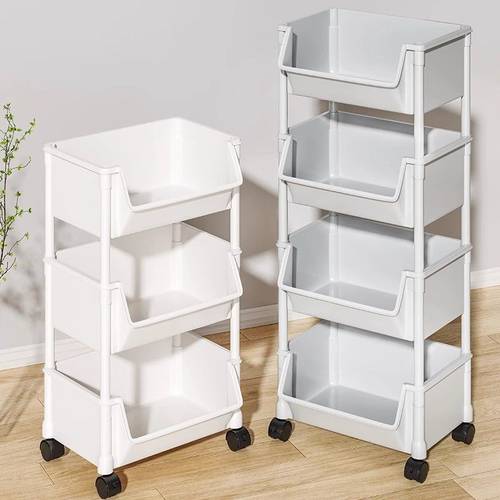 5 tier multi layer storage rack multi layer storage cart non electric wheeled mobile storage rack suitable for living room bedroom bookshelf storage rack bedside cart utility cart book cart rolling cart storage box kitchen storage box diaper cart bathroom storage box