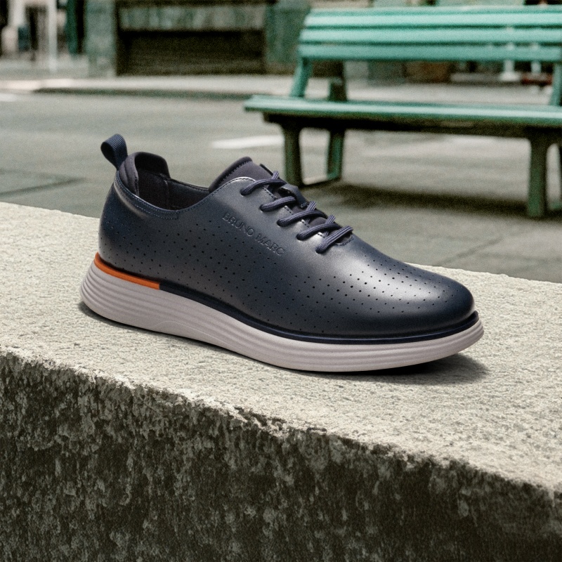 blue dress tennis shoes Cole Haan Grand Crosscourt Stitchlite Runox 11 Men's Navy Blazer main image 0
