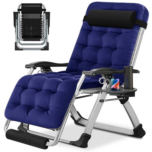 zero gravity chair outdoor with cup holder headrest adjustable lawn recliner support 440lbs reclining patio lounger chair folding portable chaise folding chair for outdoor only