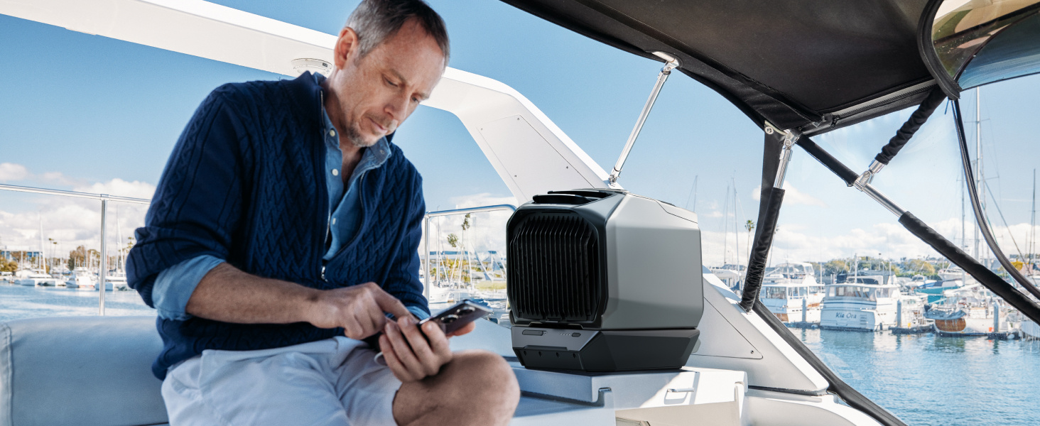 20  charger with   portable air conditioner and add on 1024wh battery separate shipment     1000w fast charging in 75   8h wireless running for     and battery separate shipment Product details 12