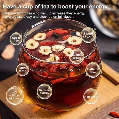 60bags ginseng black tea ginseng tea kidney nourishment for men tea valentines day fathers day gifts