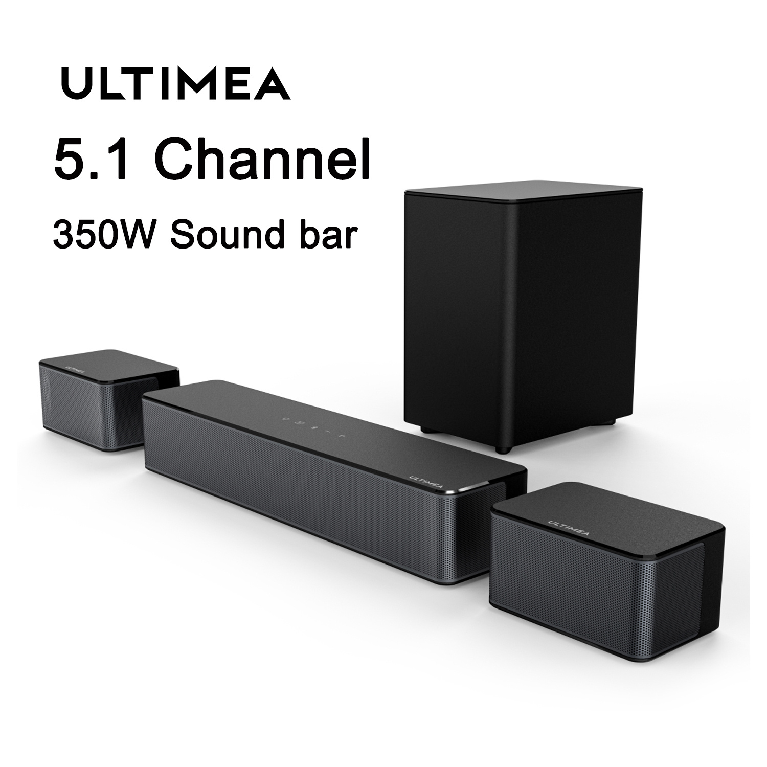 Ch Soundbar With Subwoofer And Rear Speakers Hiwill Soundbar, W