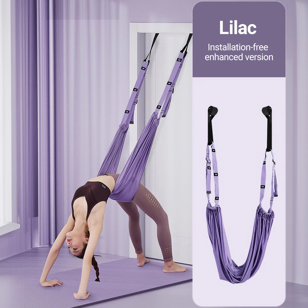1pc aerial yoga hanging rope home waist training device shoulder