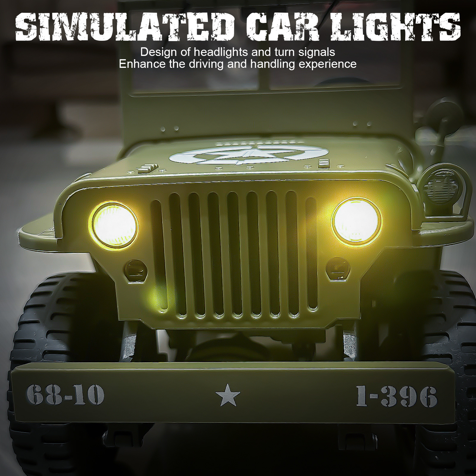 Proportional Remote Control Car Collection Level RC Vehicle 4x4 Off Road Truck With 2 Rechargeable Batteries 4WD For All Terrain Big Car Gifts For Boys And Youth