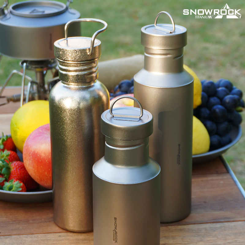 2025 Outdoor Lightweight Pure Titanium Outdoor Portable Water Cup Hangable Backpack, Suitable For Hiking And Camping - Snow Rock