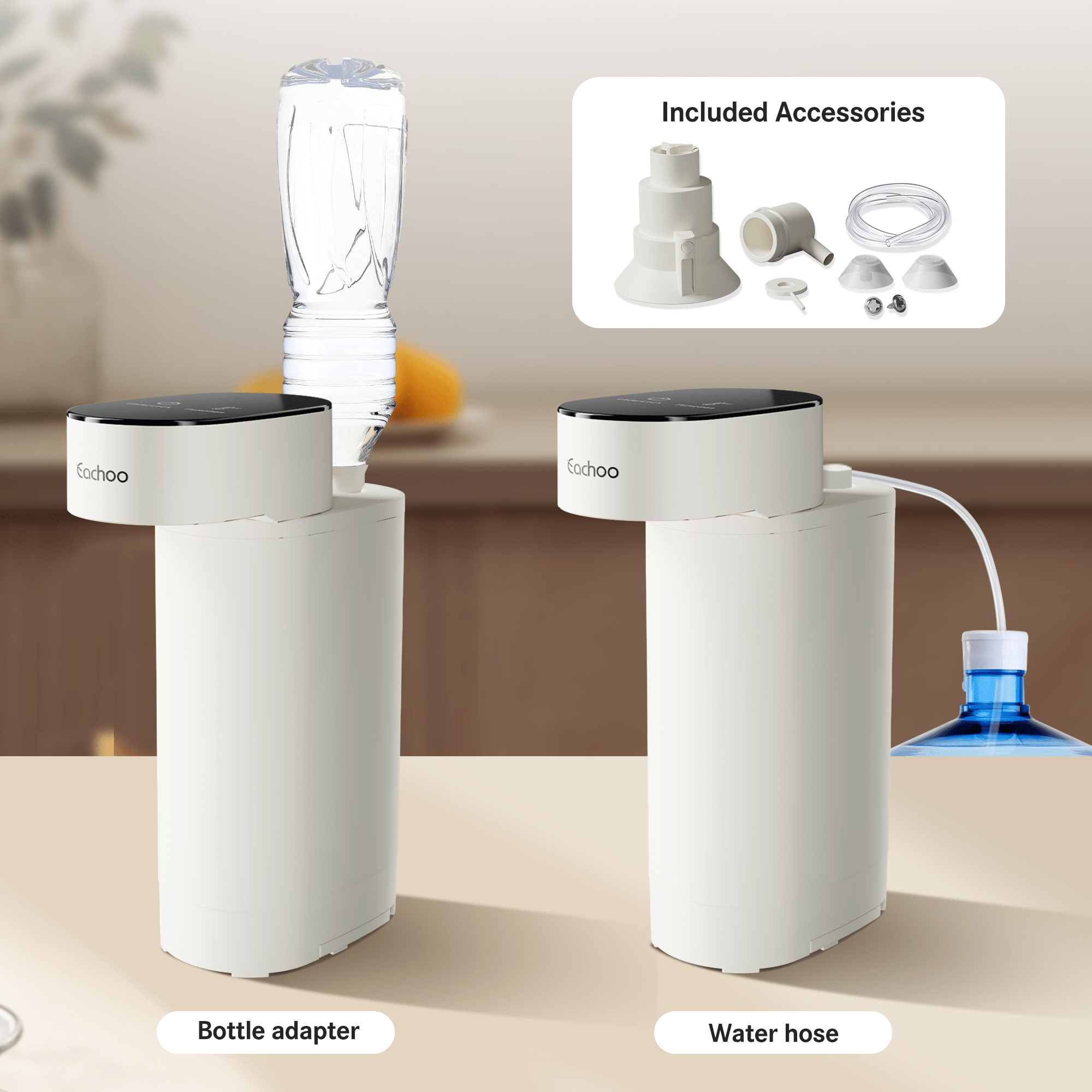 instant hot water dispenser boiling 5 temp adjustable 110 f 212 f child lock compact desktop water heater for home office compatible with bottled 5 gallon jugs fast safe hot water details 4