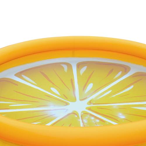 17789 5 x 16 5 inch 2 person capacity above ground inflatable outdoor backyard swimming pool orange blue