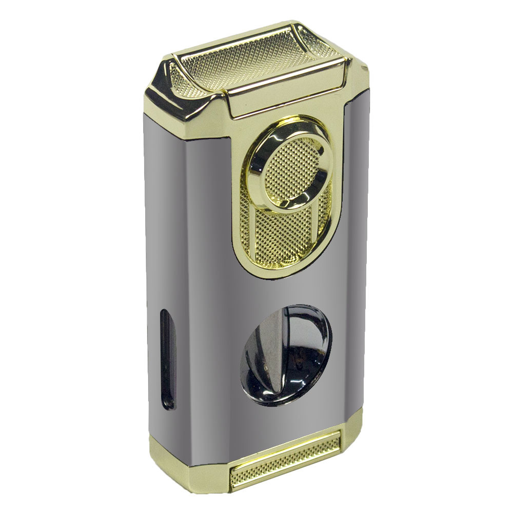 cigar vape mod premium triple jet flame built in punch usp_MTL Mango Loco - RAZ Colour:Metal Gray
