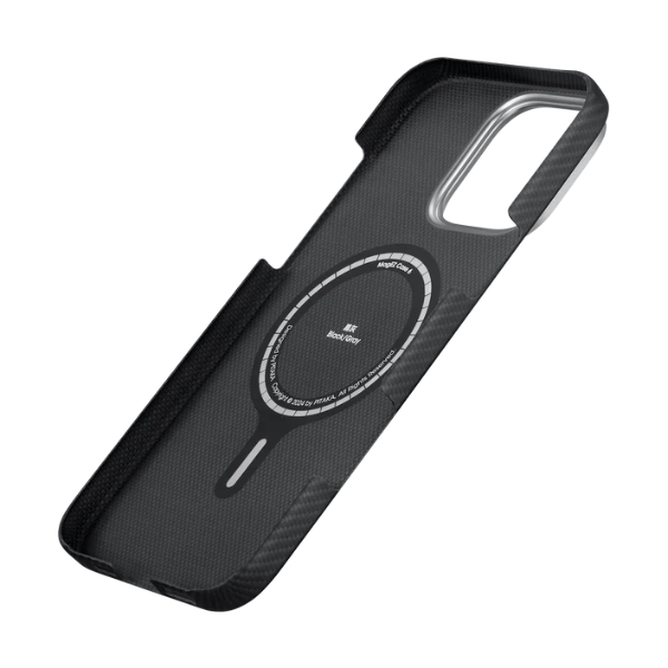 PITAKA CASE FOR IPHONE 16 PRO MAX MAGEZ 600D-BLACK/GREY