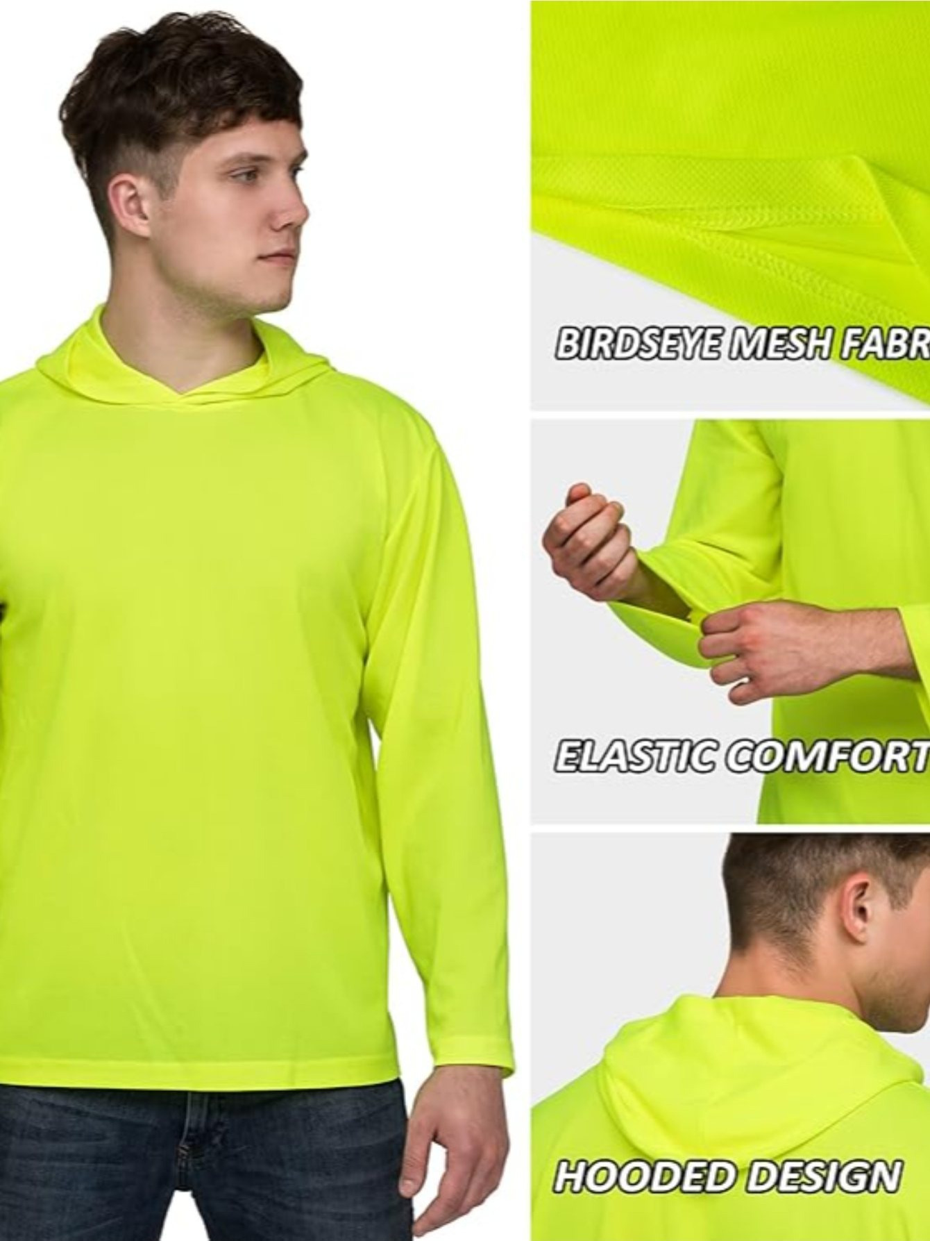 Femme homme upf 50+ uv protection solaire sweat à capuche zippé manches longues pêche course