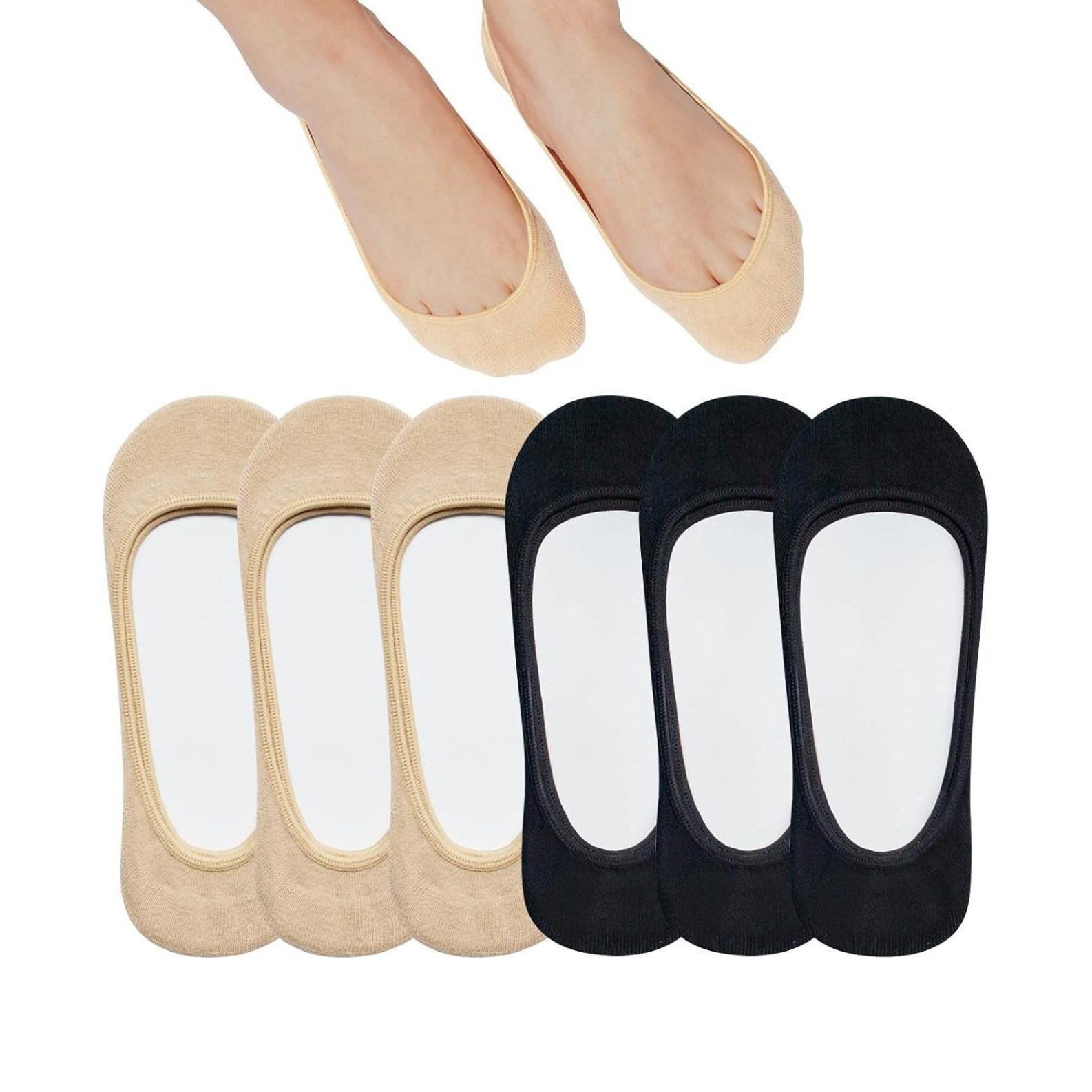 TEMU Ultra Low Cut Liner Socks Women No Show Non Slip Hidden Invisible For Flats Boat Summer