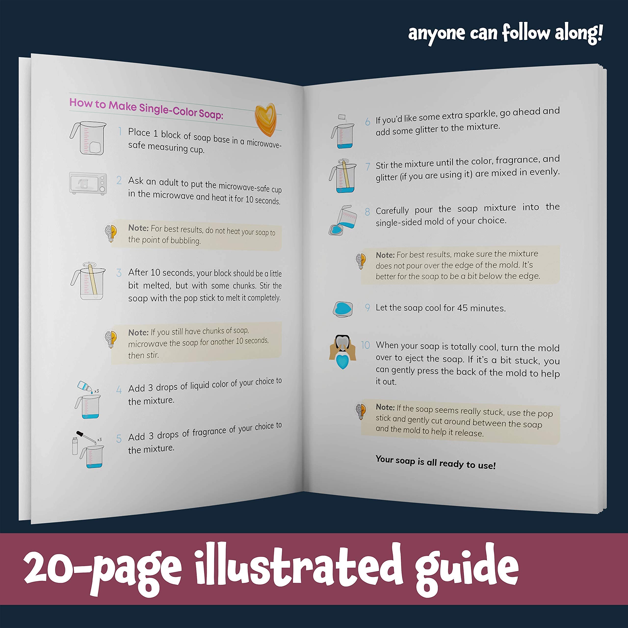 Dan&Darci Soap & Bath Bomb Making Kit for Kids, 3-in-1 Spa Science Kits, Easter Craft Gifts for Girls & Boys Age 6-12 Year Old Girl Crafts: DIY Experiment Toys, Gift for Kid Ages