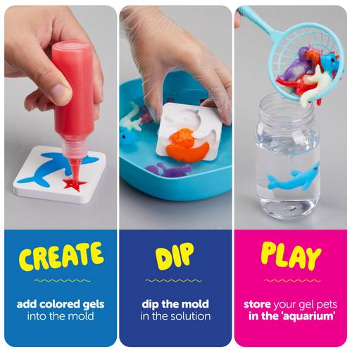 dan water gel kit for kids easter craft for elf toy kits pets diy maker set make your own squishies toys crafts for boys girls ages 6 12
