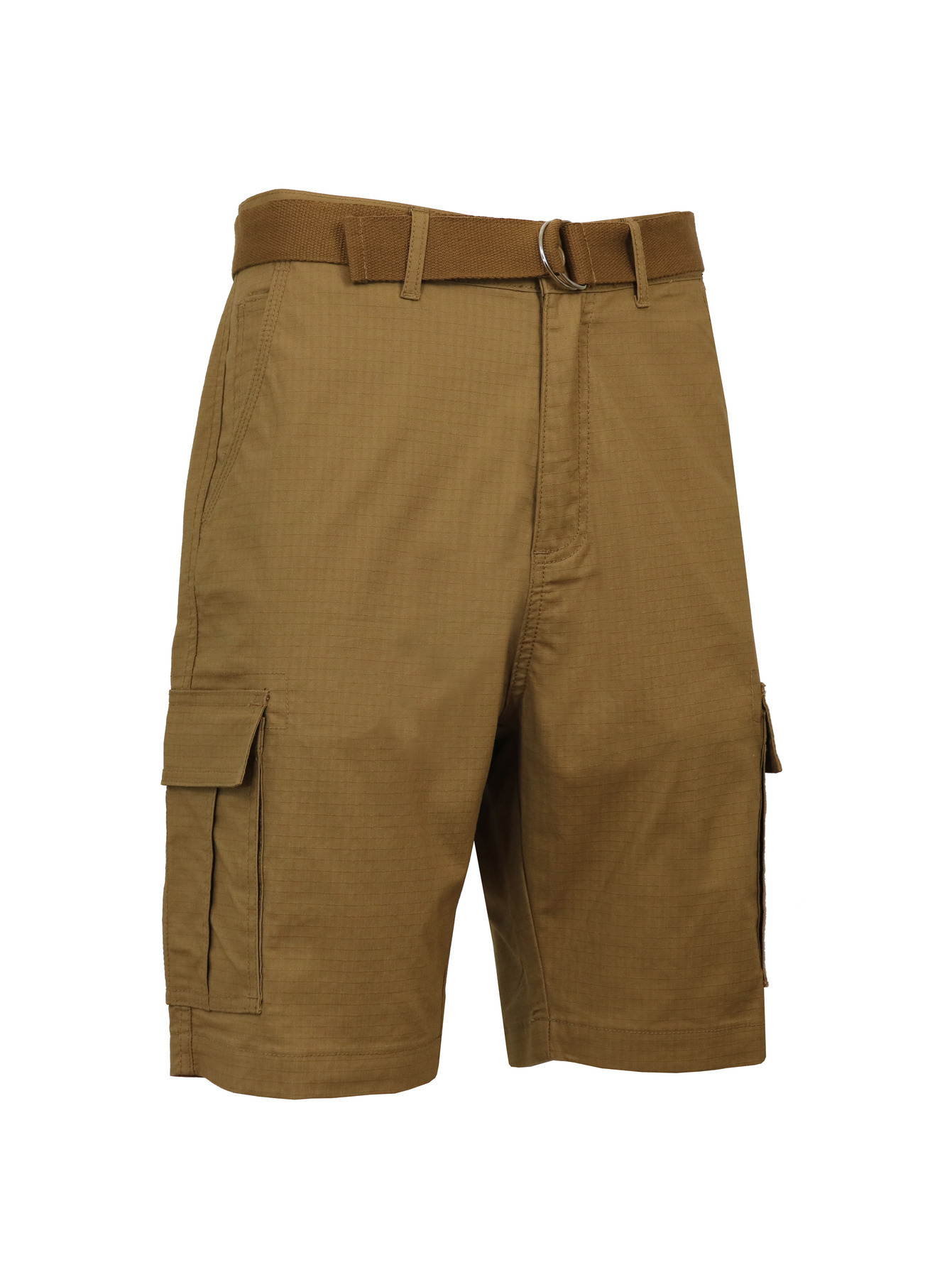 men's cotton stretch cargo shorts belt - Temu