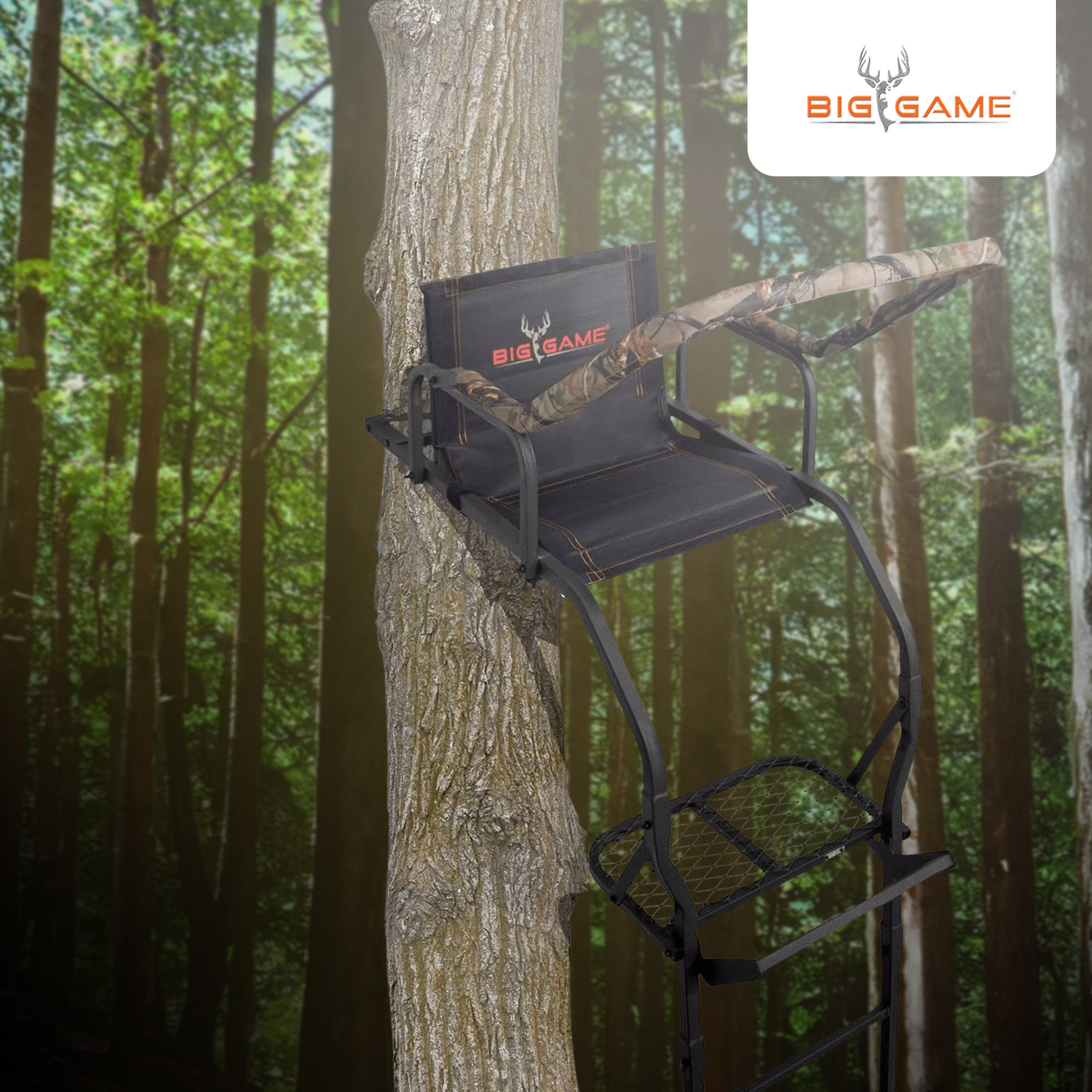 Warrior Dxt 17 Foot 1 Person Deer Hunting Ladder Climbing Tree Stand
