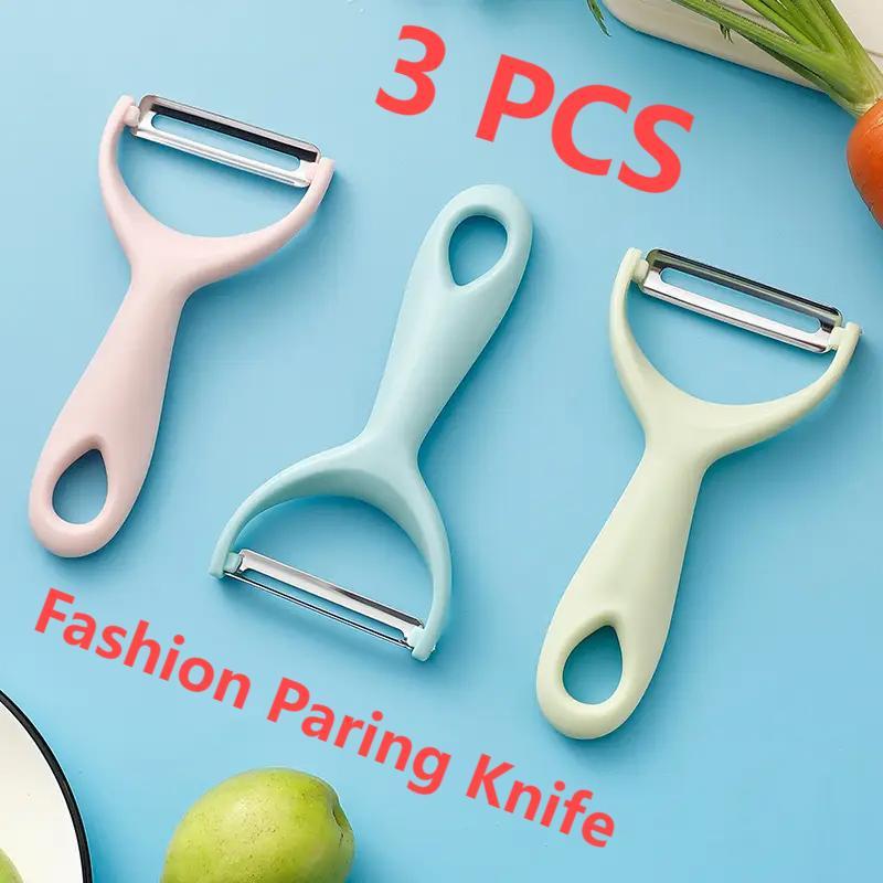 TEMU 3 Piece Peeler Vegetable, Peeler For Kitchen, Fruit, Carrot, Vegetable, Potato Peeler, Stainless Steel Peeler With Ergonomic Non-slip Handle And
