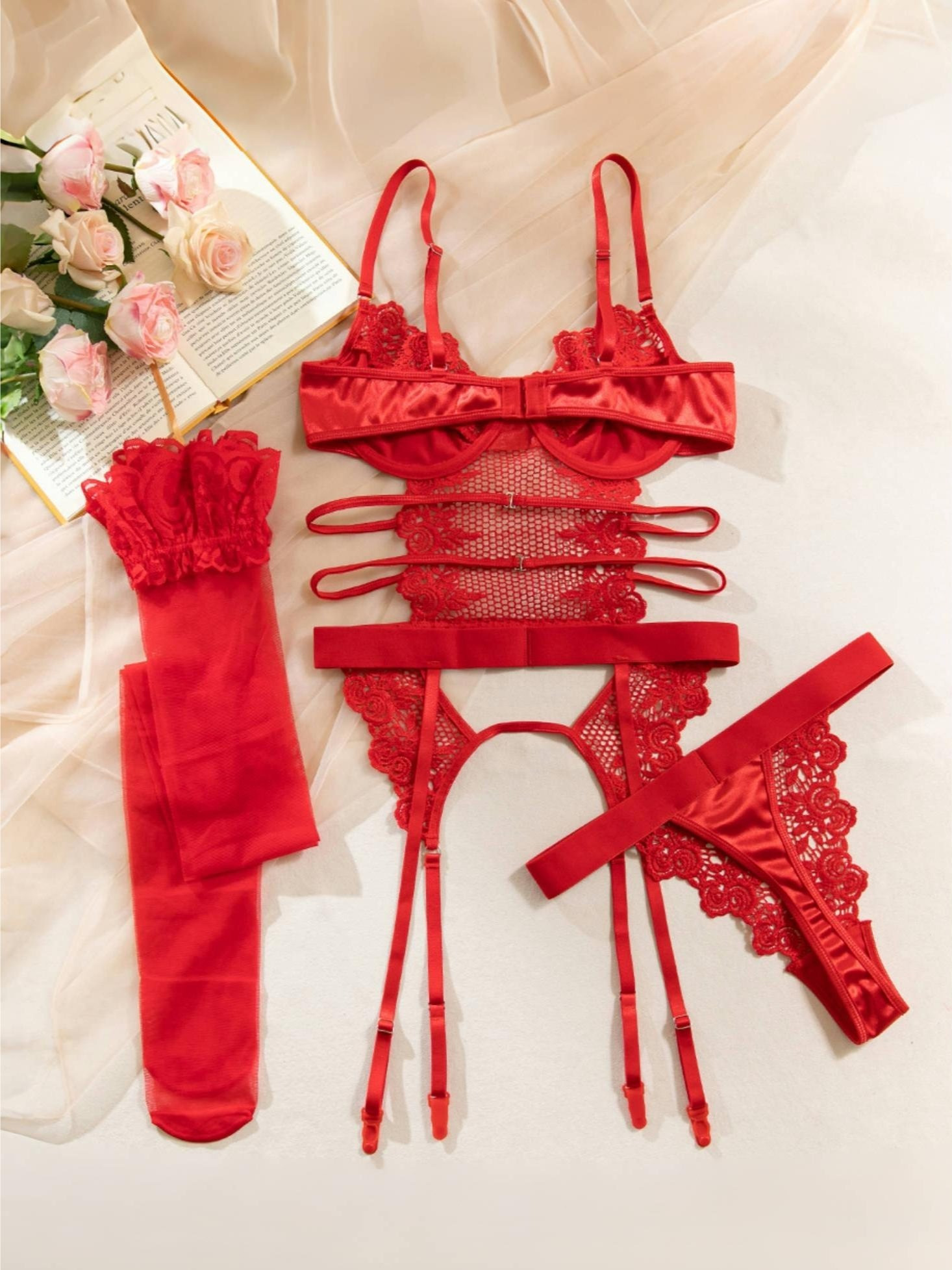 welches gleitgel bei blasenentzündung 3pcs semi sheer lace mesh satin lingerie set garter