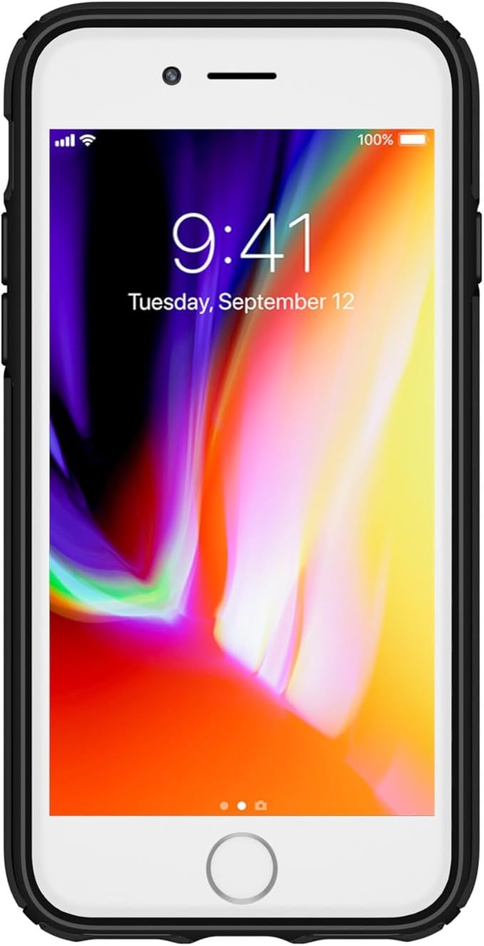 Genuine Speck Presidio Case for Apple iPhone 8/7/6s/SE (2020) | Color: Clear & Black