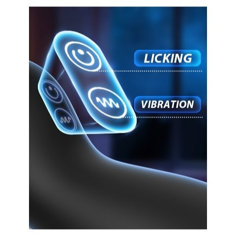 1pc Male Sex Toys - Large Male Masturbator for Penis Training and Extended Stamina, 10 Vibrations and Tongue Licking, Adult Toys