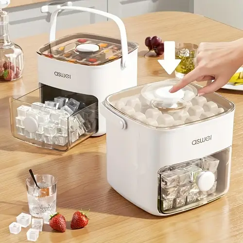 a countertop ice maker 48pcs of ice double layer design food grade safety suitable for home office outdoors a have tool for the kitchen